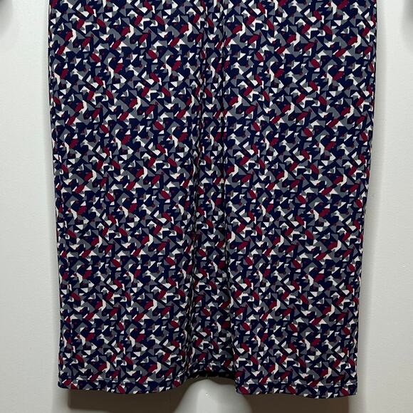 Lauren Ralph Lauren Jersey Stretch Geometric Print Dress Size PXS - Picture 10 of 11